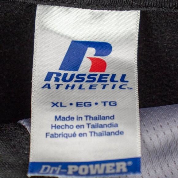 Russell Athletic Hoodie Men's XL Black Pullover Kangaroo Pocket Dri Power Logo - Picture 3 of 8